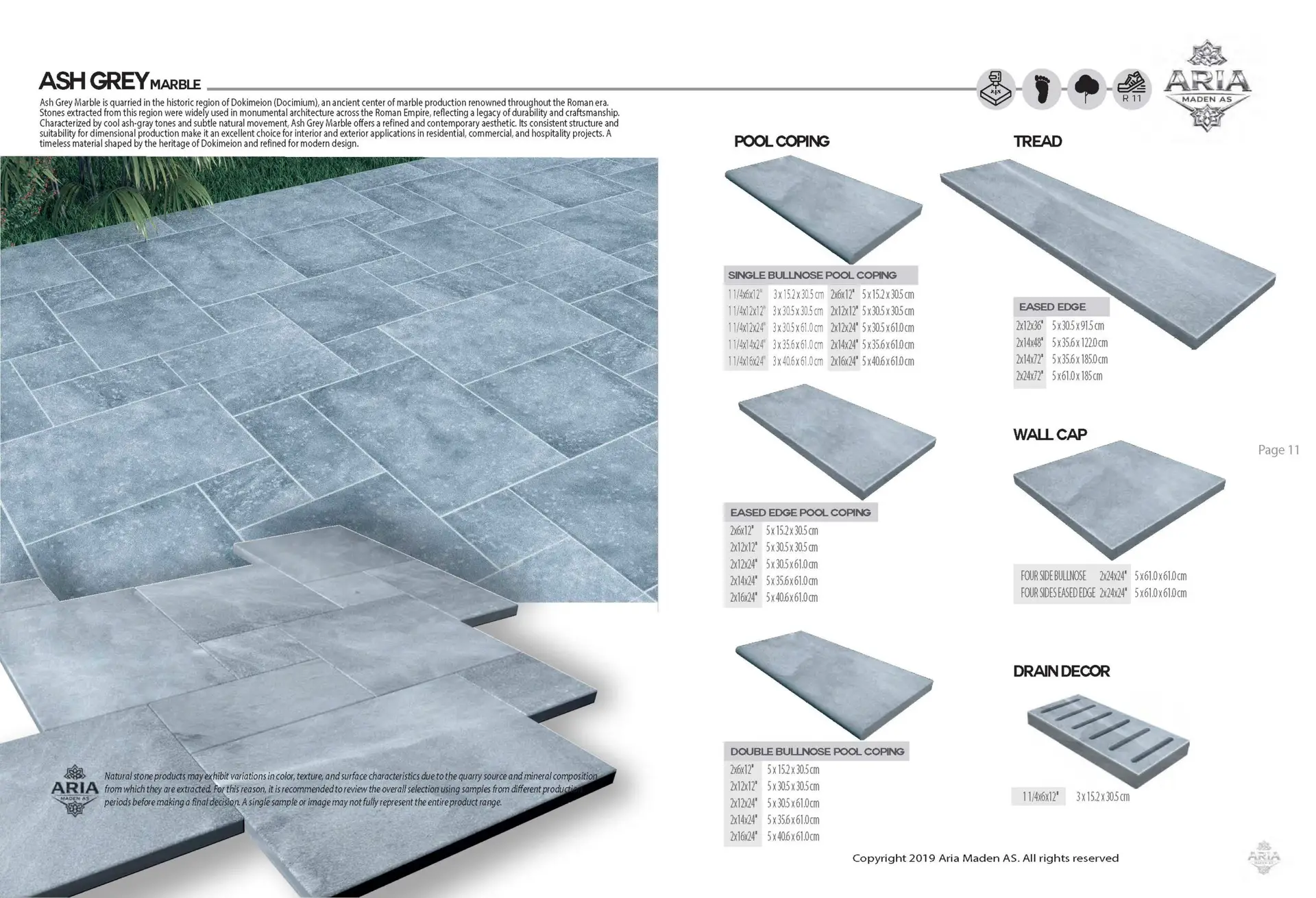 Ash Grey Marble
