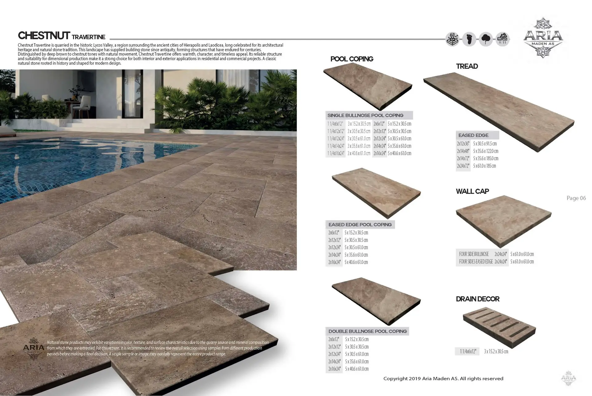 Chestnut Travertine