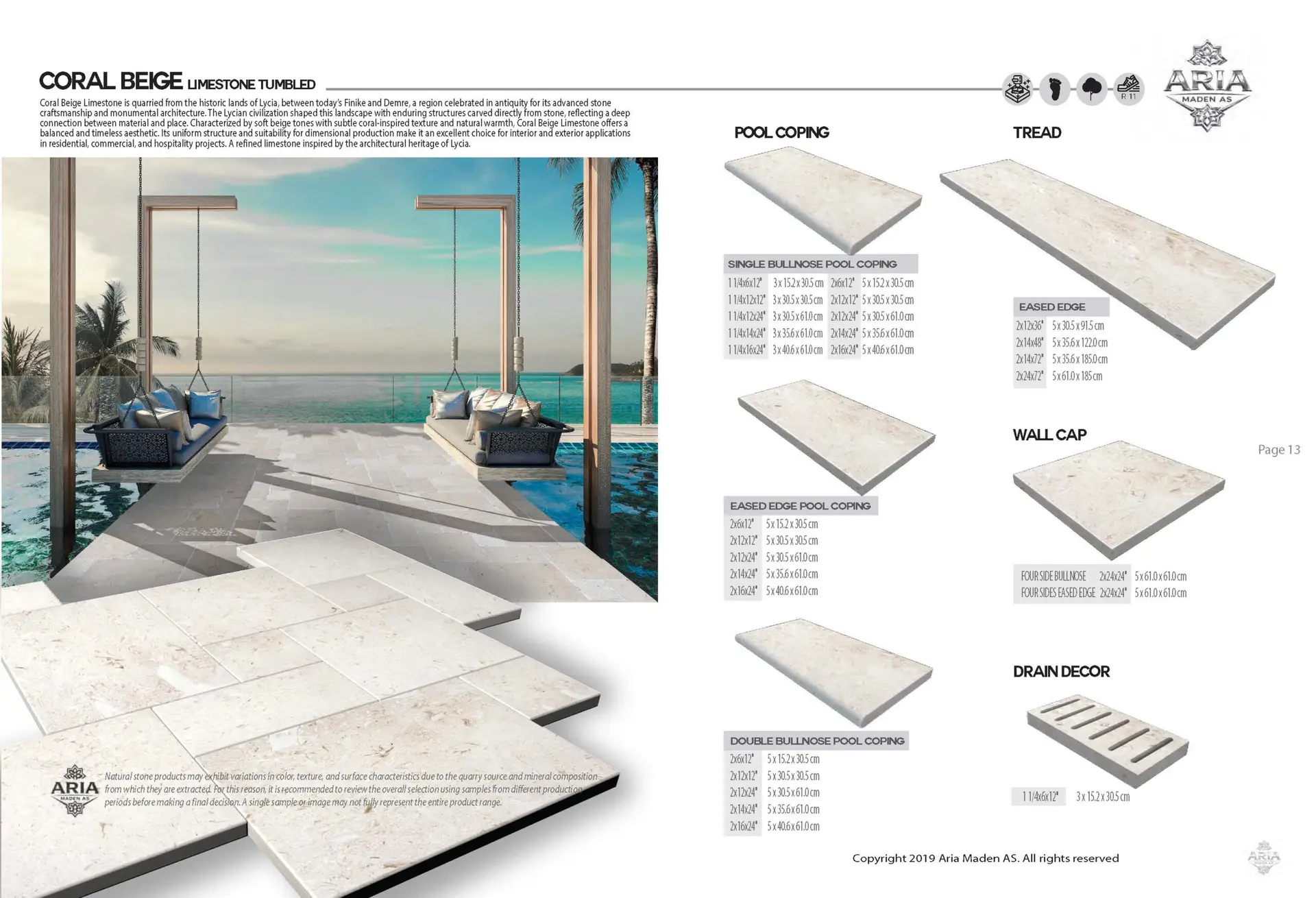 Coral Beige Limestone