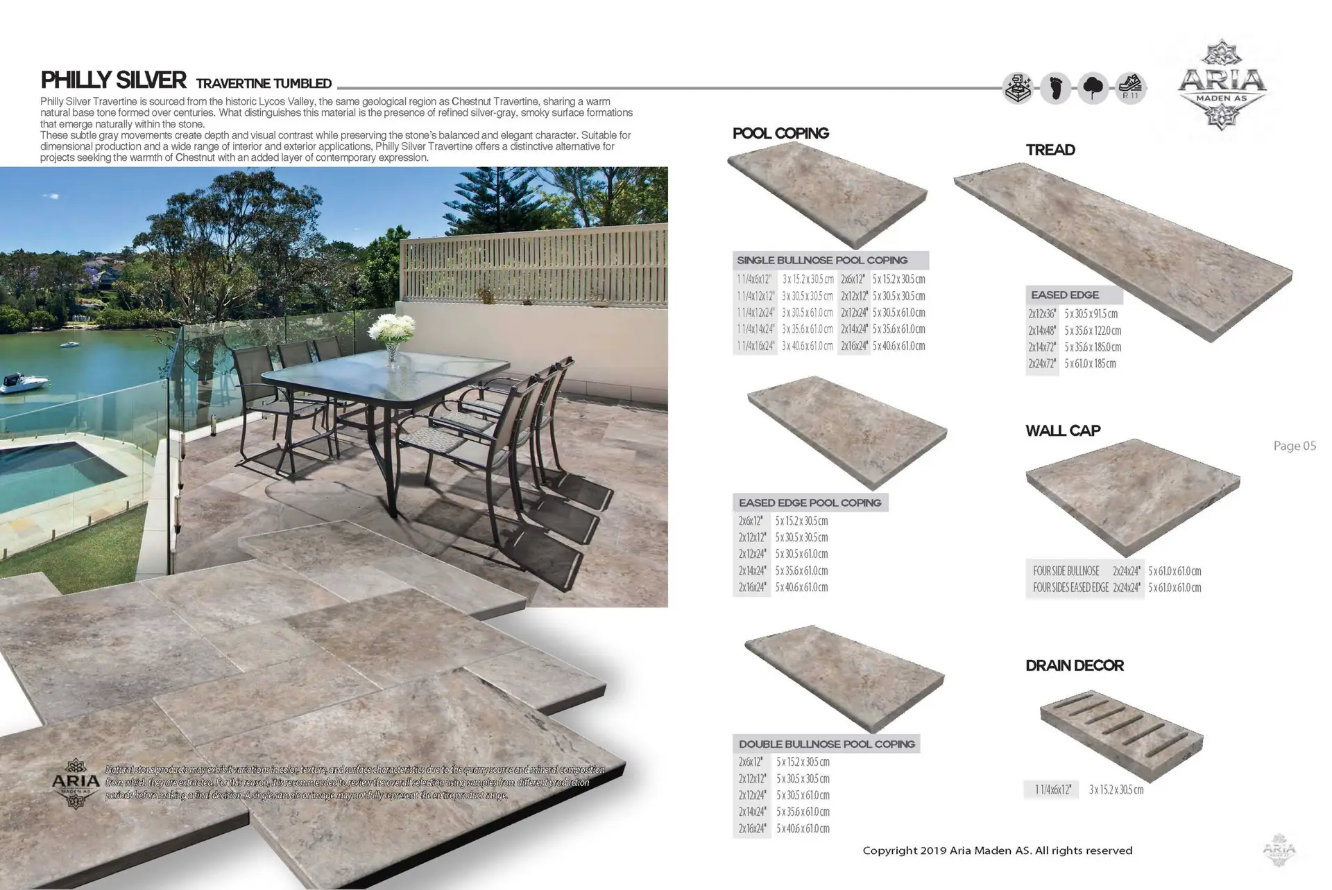 Philly Silver Travertine