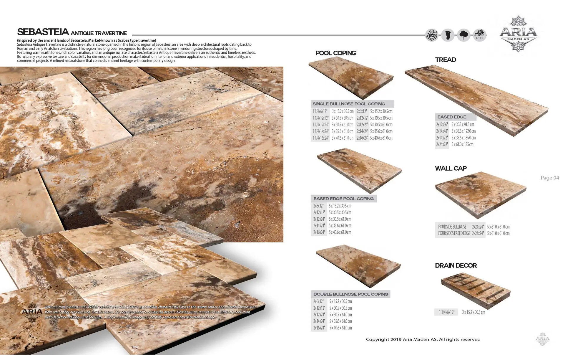 Sebasteia Travertine