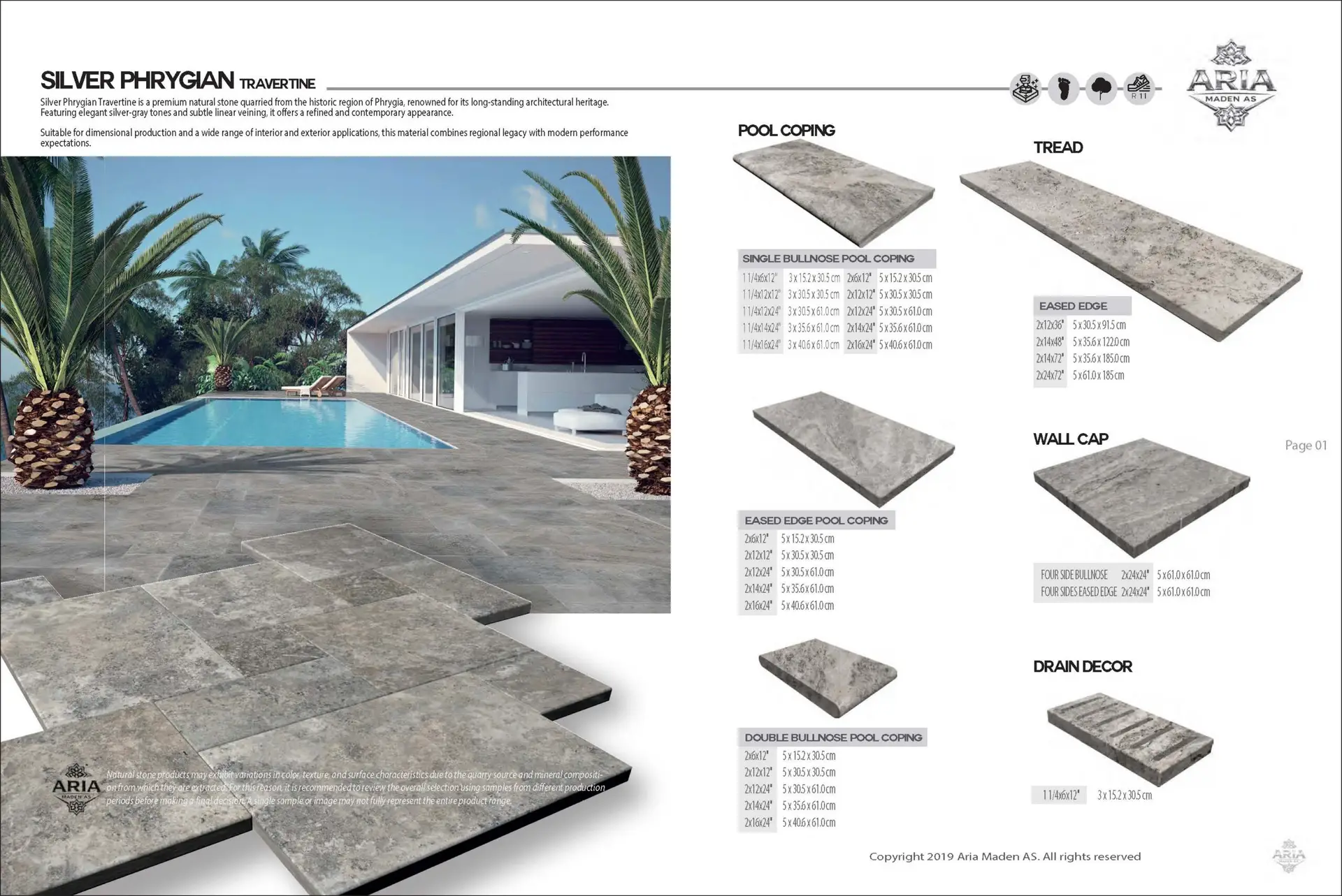 Silver Phrygian Travertine